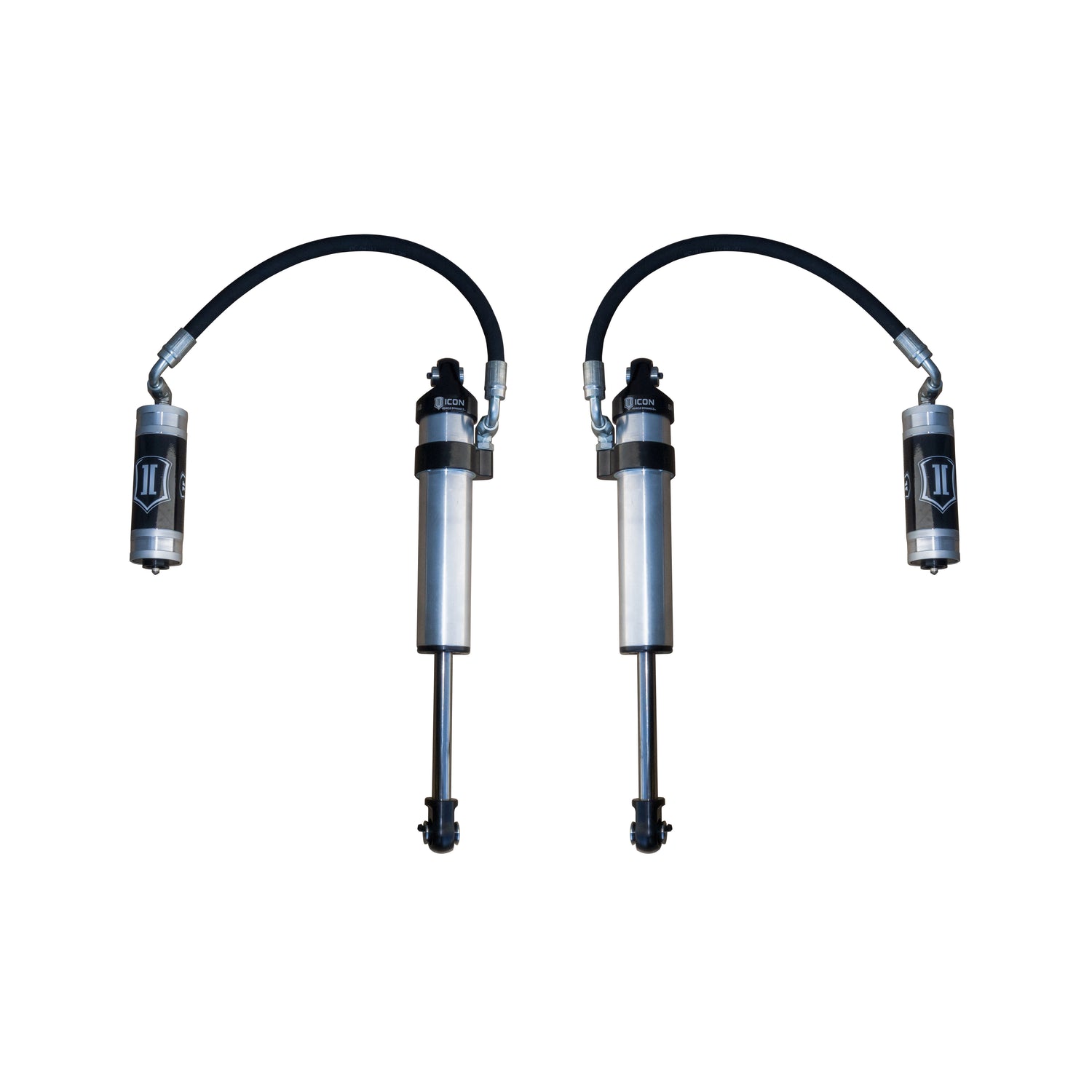 Pair Secondary Stock Travel 2.5 Series Shocks RR <br> 2003-2024 Toyota 4Runner Tacoma FJ Cruiser