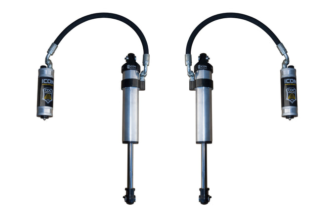Pair Secondary Stock Travel 2.5 Shocks RR CDCV <br> 2003-2024 Toyota 4Runner Tacoma FJ Cruiser
