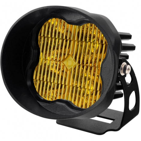 SS3 LED Pod Max Yellow SAE Fog Angled LH single