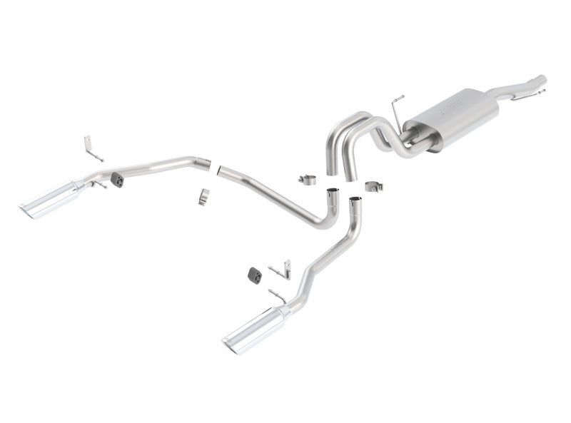 Touring Cat-Back Exhaust System <br> 04-08 Ford F-150 4.6L V8 5.4L V8