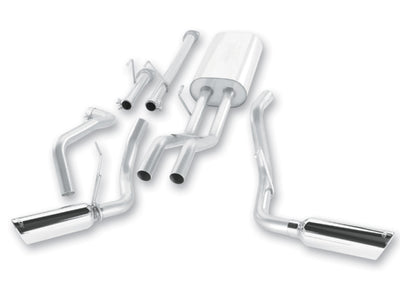 Touring Cat-Back Exhaust System <br> 09-12 Toyota Tundra Crew/Extended/Standard Cab