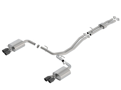 S-Type Cat-Back Exhaust System <br> 2019 Ford Explorer Sport 3.5L V6