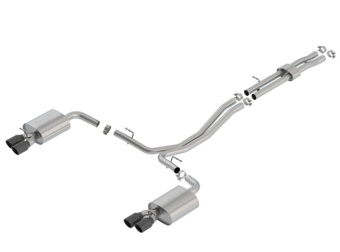 S-Type Cat-Back Exhaust System <br> 2019 Ford Explorer Sport 3.5L V6