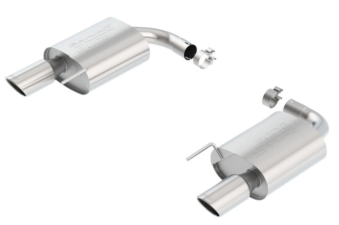 S-Type Axle-Back Exhaust System <br> 15-17 Ford Mustang 5L V8 Convertible 5L V8 Coupe
