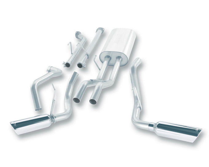 Touring Cat-Back Exhaust System <br> 07-08 Toyota Tundra 5.7L Crew Cab Extended Cab