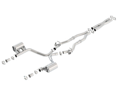 ATAK Cat-Back Exhaust System <br> 16-23 Dodge Challenger 5.7L V8 With MDS