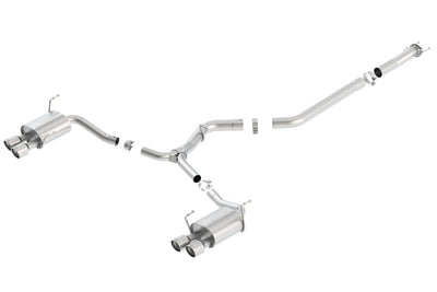 S-Type Cat-Back Exhaust System <br> 15-21 Subaru WRX STI 15-21 Subaru WRX