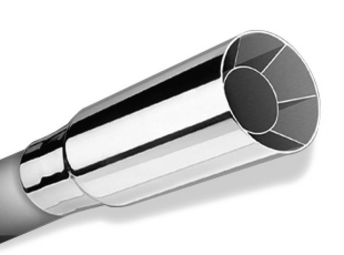 Polished Tip Single Round Intercooled <br> Universal Fit