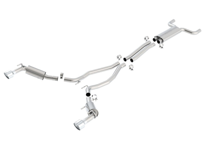 S-Type Cat-Back Exhaust System <br> 10-13 Chevy Camaro SS 6.2L V8