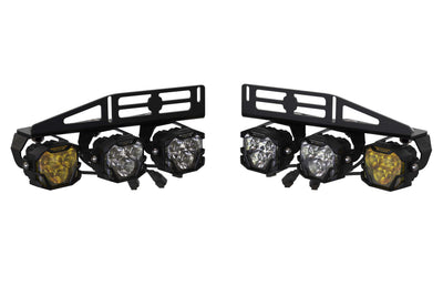 4Banger Triple Fog Kit (brackets only) <br>17-20 Ford Raptor