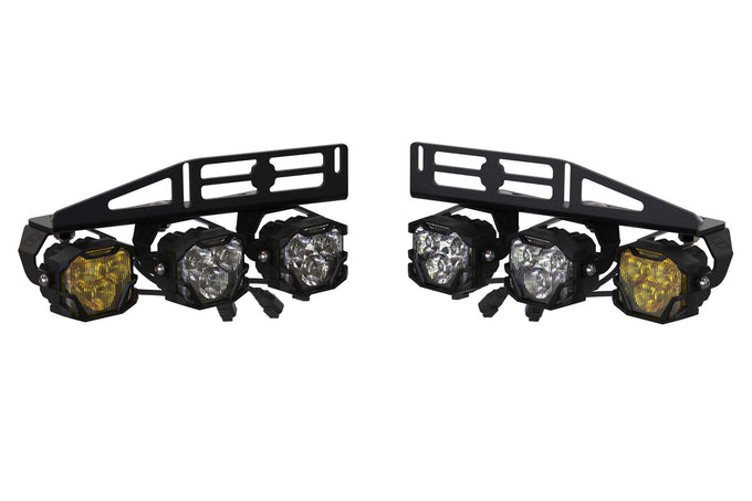 4Banger Triple Fog Kit (brackets only) <br>17-20 Ford Raptor
