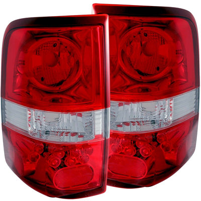 Red/Clear Taillights <br> 04-08 Ford F-150