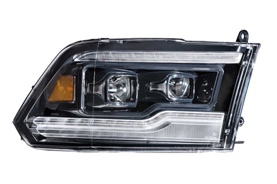 XB LED Headlights (Pair/Amber DRL) <br>09-18 Dodge Ram