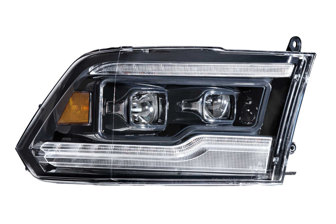 XB LED Headlights (Pair/Amber DRL) <br>09-18 Dodge Ram