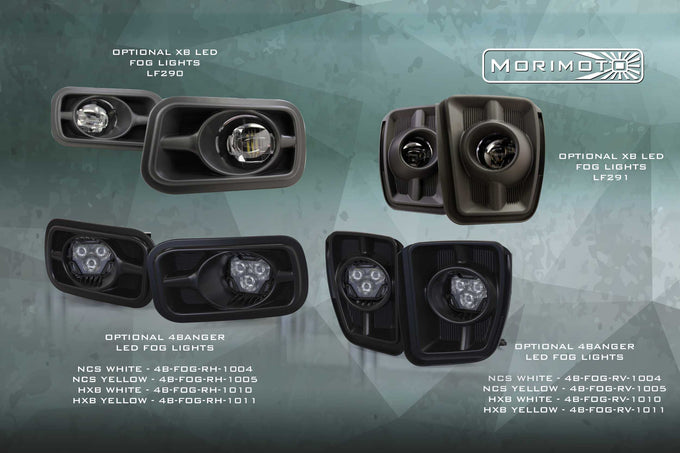 XB LED Headlights (Pair/Amber DRL) <br>09-18 Dodge Ram