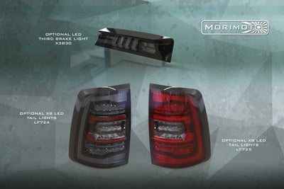 XB LED Headlights (Pair/Amber DRL) <br>09-18 Dodge Ram
