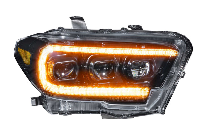 XB LED Headlights (Pair ASM Amber DRL) <br>16-23 Toyota Tacoma