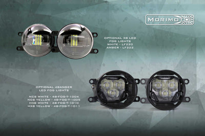 XB LED Headlights (Pair ASM Amber DRL) <br>16-23 Toyota Tacoma