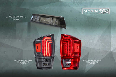 XB LED Headlights (Pair ASM Amber DRL) <br>16-23 Toyota Tacoma