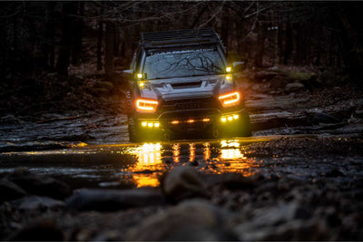 XB LED Headlights (Pair ASM Amber DRL) <br>16-23 Toyota Tacoma