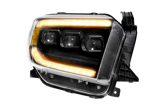 XB LED Headlights (Pair ASM Amber DRL) <br>14-21 Toyota Tundra