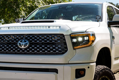 XB LED Headlights (Pair ASM Amber DRL) <br>14-21 Toyota Tundra