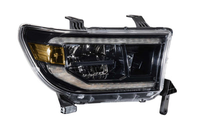 XB LED Headlights (Pair/ASM/Amber DRL) <br>07-13 Toyota Tundra