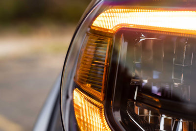 XB LED Headlights (Pair/ASM/Amber DRL) <br>07-13 Toyota Tundra