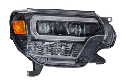 XB Hybrid LED Headlights (Pair/ASM/Amber DRL) <br>12-15 Toyota Tacoma