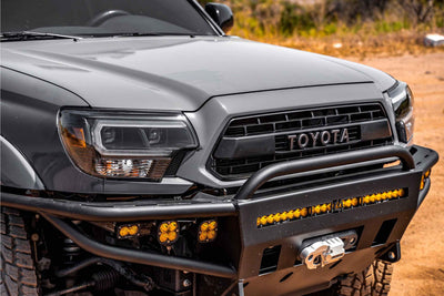 XB Hybrid LED Headlights (Pair/ASM/Amber DRL) <br>12-15 Toyota Tacoma