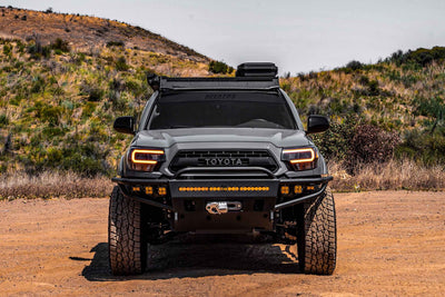 XB Hybrid LED Headlights (Pair/ASM/Amber DRL) <br>12-15 Toyota Tacoma