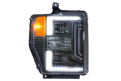 XB Hybrid LED Headlights (Pair/ASM) <br>08-10 Ford Super Duty