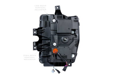 XB Hybrid LED Headlights (Pair/ASM) <br>08-10 Ford Super Duty