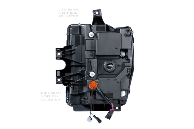 XB Hybrid LED Headlights (Pair/ASM) <br>08-10 Ford Super Duty