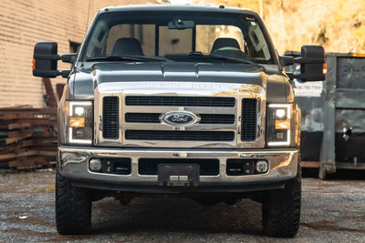 XB Hybrid LED Headlights (Pair/ASM) <br>08-10 Ford Super Duty