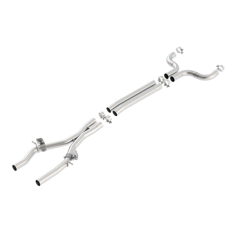 X-Pipe With Mid-Pipes Connection Pipes <br> 16-23 Chevy Camaro SS 6.2L V8 Coupe