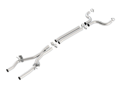 X-Pipe With Mid-Pipes Connection Pipes <br> 16-23 Chevy Camaro SS 6.2L V8 Coupe