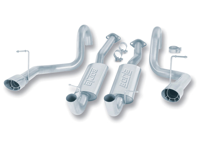 S-Type Cat-Back Exhaust System <br> 94-95 Ford Mustang GT 5L V8 SVT Cobra 5L V8