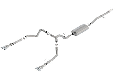 Touring Cat-Back Exhaust System <br> 19-24 Chevrolet Silverado GMC Sierra 1500