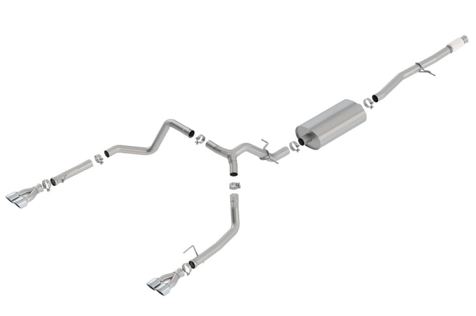 Touring Cat-Back Exhaust System <br> 19-24 Chevrolet Silverado GMC Sierra 1500