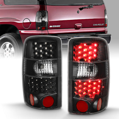 Black/Clear LED Taillights <br> 00-06 Chevy Tahoe, GMC Yukon