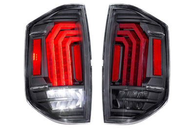Pair / Black XB LED Tail Lights <br> 14-21 Toyota Tundra