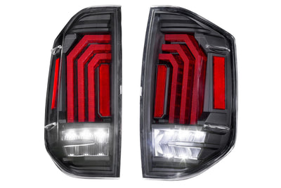 Pair / Black XB LED Tail Lights <br> 14-21 Toyota Tundra
