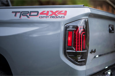 Pair / Black XB LED Tail Lights <br> 14-21 Toyota Tundra
