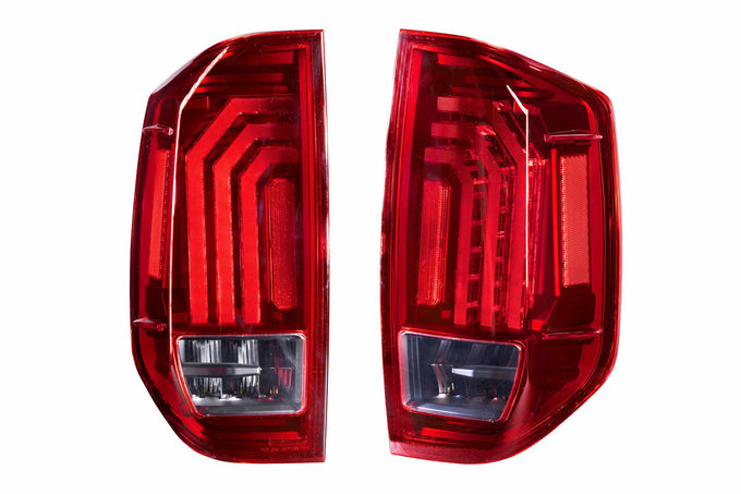 Pair / Red XB LED Tail Lights <br> 14-21 Toyota Tundra