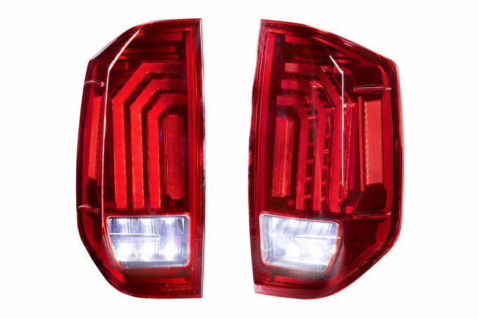 Pair / Red XB LED Tail Lights <br> 14-21 Toyota Tundra