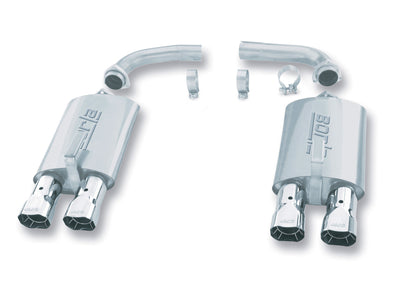 S-Type Axle-Back Exhaust System <br> 84-91 Chevy Corvette 5.7L V8