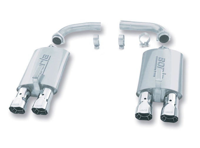 S-Type Axle-Back Exhaust System <br> 84-91 Chevy Corvette 5.7L V8