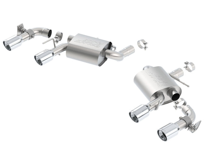 S-Type Axle-Back Exhaust System <br> 16-23 Chevy Camaro SS 6.2L V8