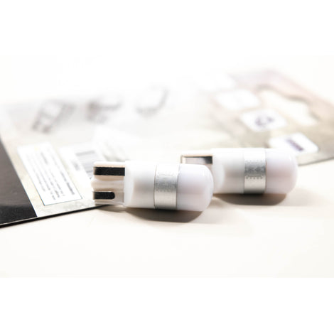 T10/194: Morimoto Hybrid LED bulbs (Pair) <br> Fits sizes: 194,T10,147,152,158,159,161,168,184 & more